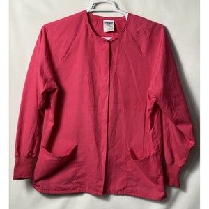 Scrub & Beyond Long Sleeve Top Size M Pink